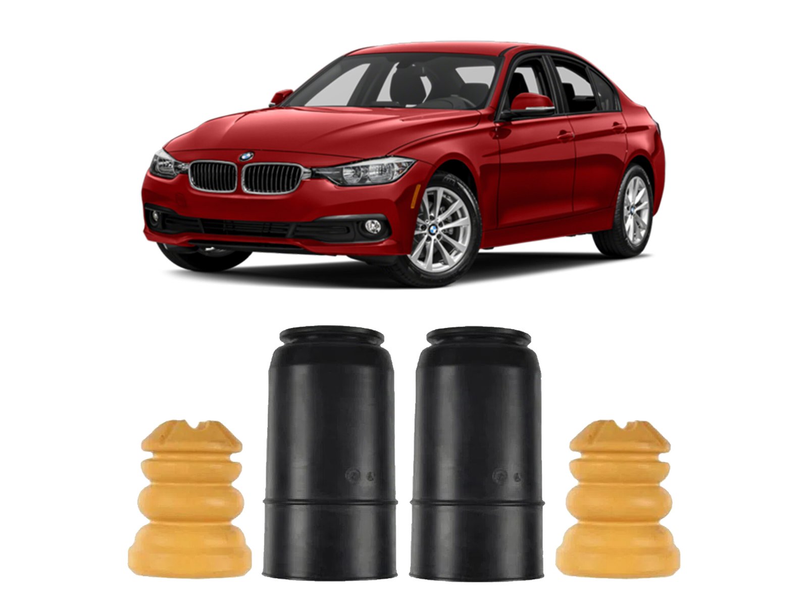2 Kit Reparo Batente Traseiro Bmw 320i